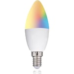 Motorola Nursery alpina Smart Home Intelligent Light Bulb - E14-5W - RGB Lamp - Dimmable LED Smart Home App - Amazon Alex - Google Home