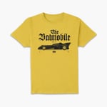 BATMAN Batmobile Profile Lt Unisex T-Shirt - Yellow - S