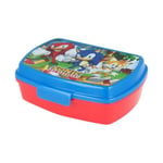 My sweety pop - Boîte à goûter - Lunch box - Pour enfant - Crèche - Maternelle - Ecole - Vacances - Repas - 17 cm - Idée Cadeau - Sonic - Bleu/Rouge - pour garcon