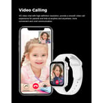 Kids 4G Smart Watch SOS GPS Location Tracker Sim Card Video Call WiFi Chat Kamera Taskulamppu-musta musta szq