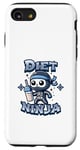 Coque pour iPhone SE (2020) / 7 / 8 Cute Diet Ninja Shake Protéiné Squelette Ninja