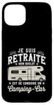 Coque pour iPhone 15 Plus Camping Car Papy Humour Camping Car Cadeau Campeur Retraite