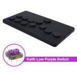 Flatbox Arcade Fight Stick Mini Hitbox Painikkeet Tyyli SWAP Kailh Switch Arcade Stick -ohjain Pico GP2040-CE PC/PS3/PS4