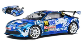 Alpine A110 #20 Rally Du Var 2021 Night Version Delecour / Guigonnet 1:18 Model