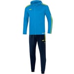 JAKO Striker 2.0 M9419 Survêtement en polyester avec capuche Bleu/jaune fluo Taille 140