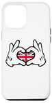 iPhone 12 Pro Max Heart Cartoon Hands UK Flag Case