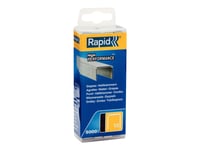 Rapid - Klamrar - 13/6 - 10.6 X 6 Mm - Stål - Zinkpläterad - Paket Med 5000 - För Handy R19e  Pro R23e