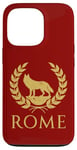 Coque pour iPhone 13 Pro Rome Romulus et Remus Loup Symbole Histoire romaine antique