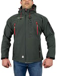 Geographical Norway Veste Softshell Gris Foncé Homme Techno