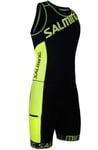 SALMING Combinaison triathlon homme sans manches noir jaune Taille L