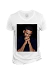 T-Shirt Homme Col V Will Smith Acteur Star Hollywood Cinema