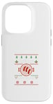 Coque pour iPhone 14 Pro BBQ Christmas - Barbeque Noël