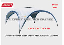 Coleman Event Shelter 3m /10ft (M) REPLACEMENT CANOPY IN BLUE (NO POLES) GENUINE