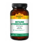 Betaine Hydrochloride with Pepsin 600 MG 250 Tabs By Country Life