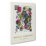 Big Box Art Small Worlds V Wassily Kandinsky Canvas Wall Art Framed Picture Print, 30 x 20 Inch (76 x 50 cm), Exhibition