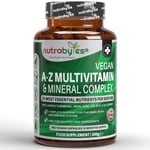 Vegan Multivitamin & Minerals - Men & Women - 360 Capsules (6 months Supply)