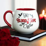 Gothic Alternative My Blood Type is Coffee Rounded Mug