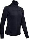 Under Armour Rush Fz Warm-up Top, Women Black, Black / / Black (001), MD