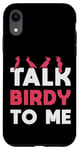 iPhone XR Watch Birds Talk Birdy To Me Vintage Retro Bird Watcher Case