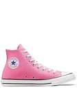 Converse Womens Hi Top Trainers - Pink, Pink, Size 7, Women