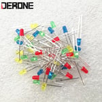 50 pièces LED 3mm diode électroluminescente pour amplificateur préamolificateur dac audio bricolage voyant lumineux