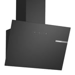 Bosch Series 2 60cm Angled Chimney Cooker Hood - Black DWK65DK60B