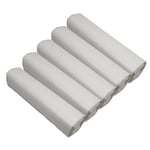 500 x 40L Swing Bin Liners - White - 5 Rolls of 100 refuse bags