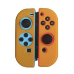 Nintendo Bubm Switch Joy-con Modernt Silikon Skydd - Orange