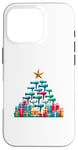 Coque pour iPhone 16 Pro Christmas Tree Sèche-cheveux Coiffure Coiffeur Coiffeuse