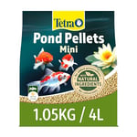 Tetra Pond Fish Food Mini Pellets 1.05kg - biologically balanced for small and young pond fish