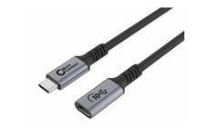 MicroConnect Premium - USB typ C-förlängningskabel - 24 pin USB-C till 24 pin USB-C - 1 m