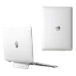 MacBook Air 15" M2 (2023) - Hårt skal fram och baksida med Kickstand Vit