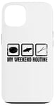 Coque pour iPhone 13 Drôle de tambour Week-end Musique Band Trap Set