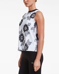 Röhnisch Floral Ath Singlet - Black Maasai Flower - XS