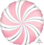 Candy Swirl Bubble Gum vaaleanpunainen ilmapallo