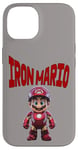 iPhone 14 Iron Mario Cartoon Design Case