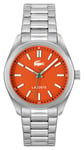 Lacoste 2011353 Men's Monceau (40mm) Orange Dial / Stainless Watch