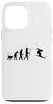 Coque pour iPhone 13 Pro Max Skieur Evolution Passionné de ski