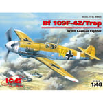 MESSERSCHMITT BF 109F-4Z/TROP WWII GERMAN FIGHTER KIT 1:48 ICM Kit Aerei