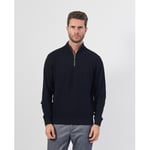 Pull Bugatti  Pull nid d'abeille demi-zippé homme