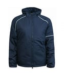 Nike ClimaFit Long Sleeve Zip Up Navy Blue Womens Hooded Jacket 261406 - Size X-Small