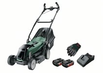 Bosch Gräsklippare Easy Rotak 36-550 2x2Ah med batterier och laddare