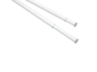 Universal Curtain Rod, White