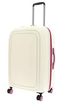 Mandarina Duck LOGODUCK + Trolley Medium EXP, Raspberry Smoothie, 45 cm x 32 cm x 69 cm, Linea iconica di in policarbonato