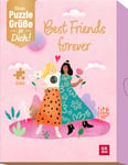 Groh Best Friends Forever: Petits Salutations de Puzzle pour Les Meilleures amies | Puzzle de 100 pièces dans la boîte: Cadeau Original pour Adultes avec Message de Salutation Personnel