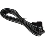 Rs Pro - Câble d'alimentation, Noir, Câble à fiche mâle 2,5 mm, 12 v / 1 a, 1.8m ( Prix pour 1 )