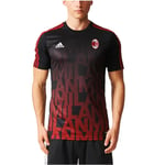 AC Milan Football Shirt (Size XS) Men's adidas Pre Match Game Shirt - New