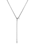 Purelei® Pure Chaîne Femme - Collier Femme en Acier Inoxydable Durable - Chaîne Étanche - Max 60 cm de Longueur Réglable - Collier pour Votre Look Individuel, Argent sterling, Pas de gemme