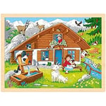 goki- Puzzle en Bois, 57381, Multicolore