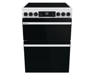 Hisense HDCEC6C20W 60cm A Rated Double Oven Electric Cooker